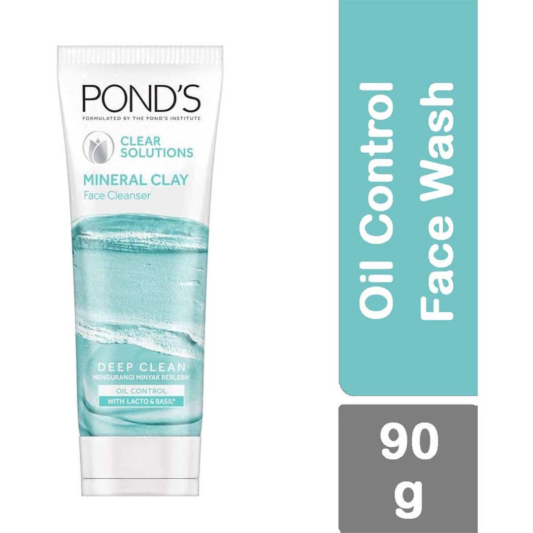 Pond's Clear Solutions Mineral Face Cleanser 90 gm Pond's Clear Solutions Mineral Face Cleanser 90 gm