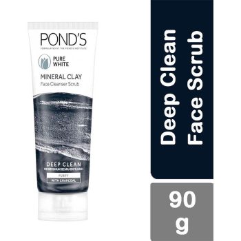 Pond's White Mineral Clay Face Cleanser Scrub 90 Gm