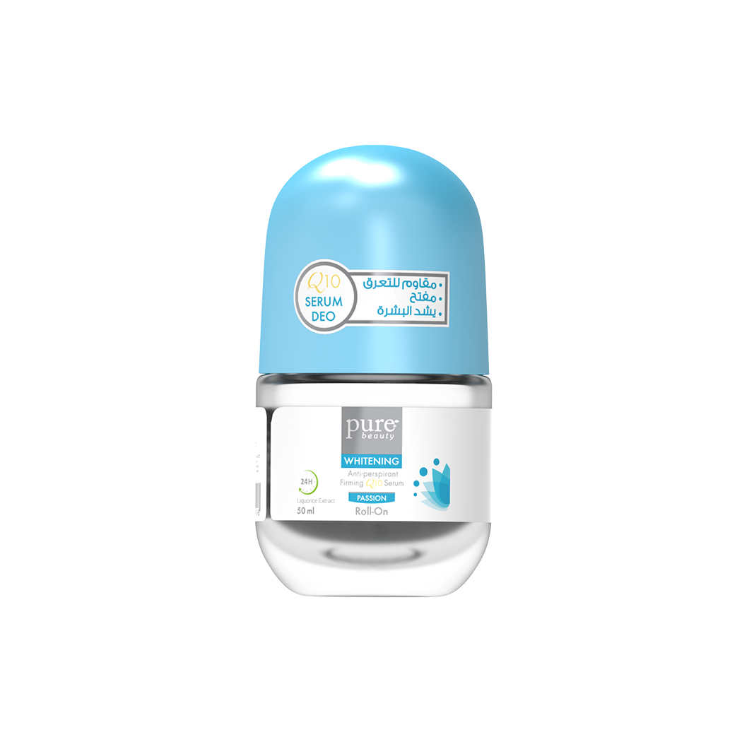 Pure Beauty Whitening and Firming Roll-On Q10 Serum 50 g Passion Pure Beauty Whitening and Firming Roll-On Q10 Serum 50 g Passion