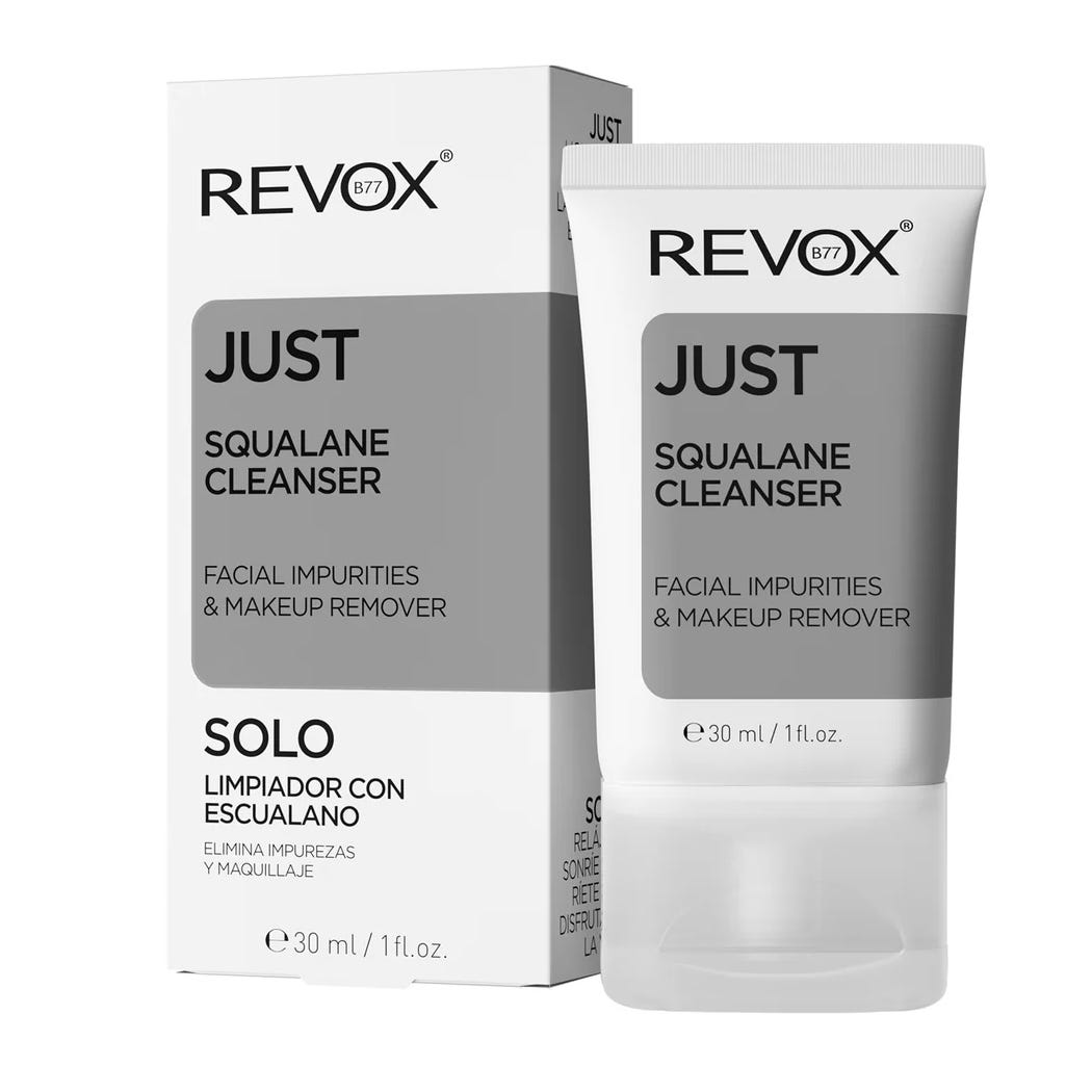 Revox B77 Just Squalane Cleanser & Makeup Remover 30ml Revox B77 Just Squalane Cleanser & Makeup Remover 30ml