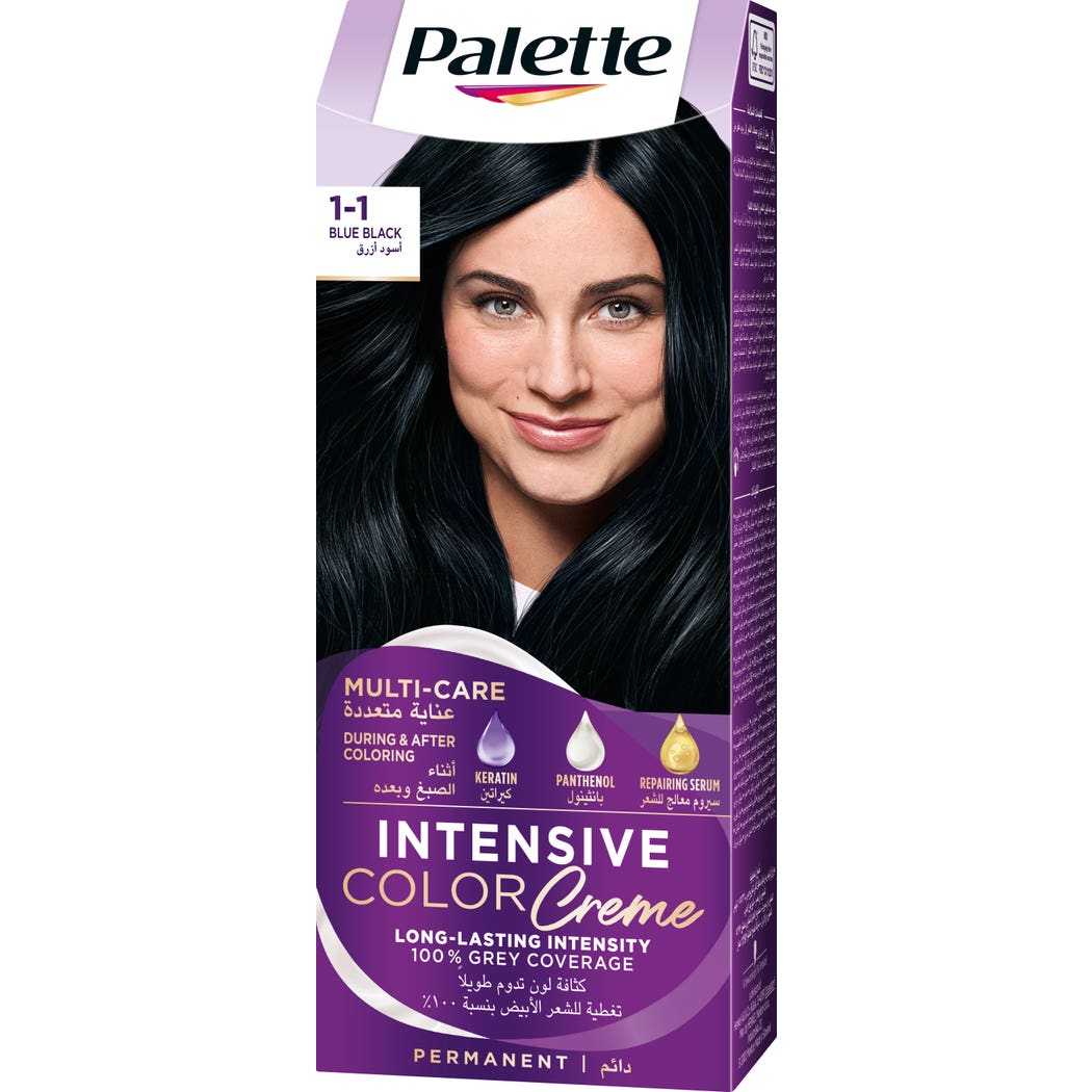 Schwarzkopf Palette Intensive Color Creme 1-1 Blue Black Schwarzkopf Palette Intensive Color Creme 1-1 Blue Black