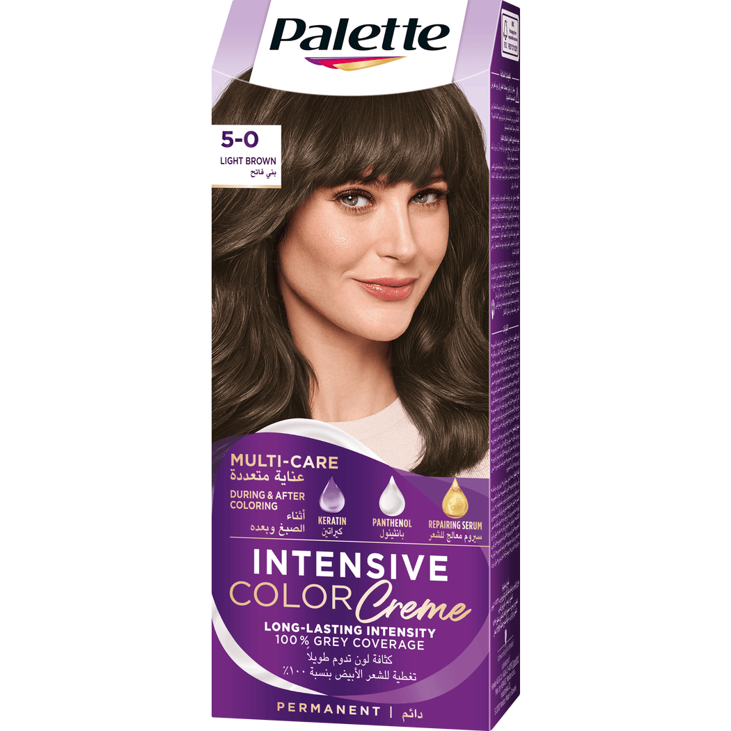 Schwarzkopf Palette Intensive Color Creme 5-0 Light Brown Schwarzkopf Palette Intensive Color Creme 5-0 Light Brown