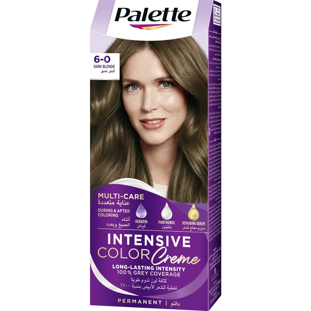 Schwarzkopf Palette Intensive Color Creme 6-0 Dark Blonde Schwarzkopf Palette Intensive Color Creme 6-0 Dark Blonde