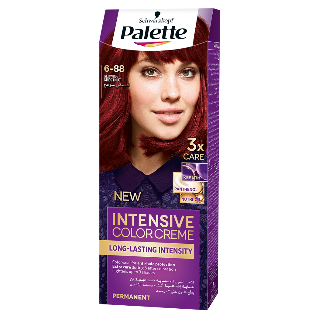 Schwarzkopf Palette Intensive Color Creme 6-88 Glowing Chestnut Schwarzkopf Palette Intensive Color Creme 6-88 Glowing Chestnut