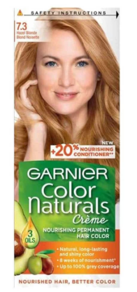 Garnier Color Naturals, 7.3 Hazel Blonde, Permanent Hair Color