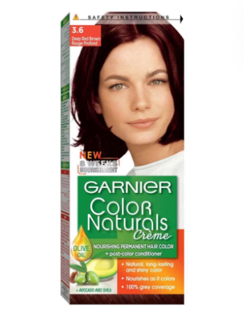 Garnier Hair Color Deep Red Brown 3.6