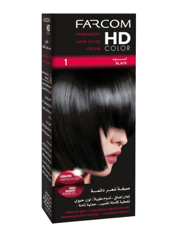 Hd Hair Color 1 Ebony Black