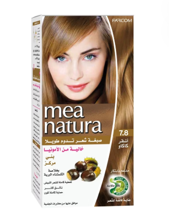 Mea Natura Hair Color 7.8 Cocoa Blonde