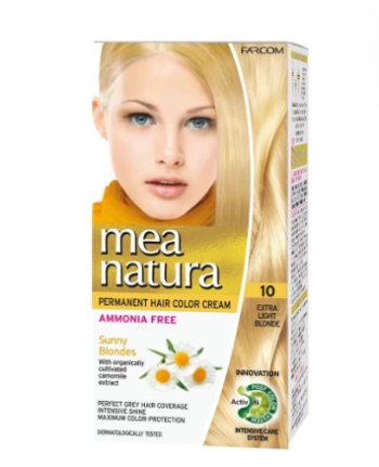Mea Natura Hair Color 10 Extra Light Blonde