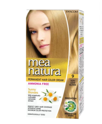 Mea Natura Hair Color 9 Very Light Blonde