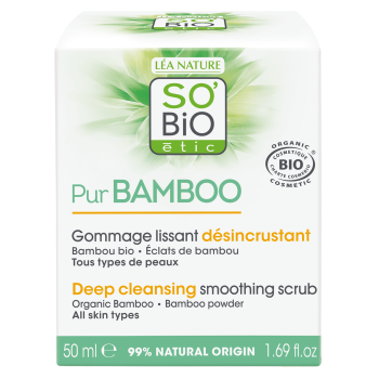 Sobio Organic Bamboo Deep Cleansing Smoothing Scrub 50ml