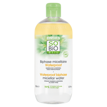 Sobio Organic Bamboo Waterproof Biphase Micellar Water 500ml
