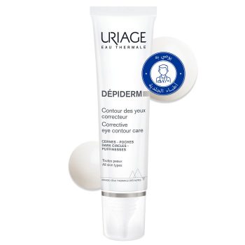 URIAGE DEPIDERM Eye Contour with Vitamin C For Dark Cicles, puffiness Eyes 15ml