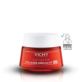 Vichy Liftactiv Collagen Specialist Night Cream Anti Aging Face Moisturizer 50ml