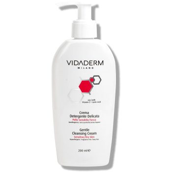 Vidaderm Gentle Cleanser Face & Body Sensitive Skin 200 Ml
