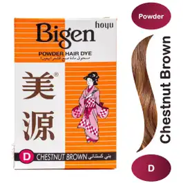 Bigen Hair Color Powder Hair Dye Chestnut Brown