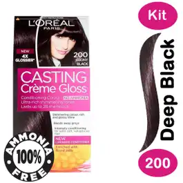 Casting Hair Color Deep Black 200