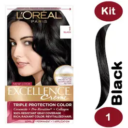 Excellence Hair Color Natural Black 1