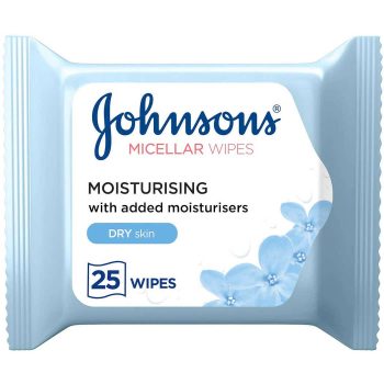 Johnson's Cleansing Wipes Dry Skin 25 wipes