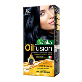 Vatika Hair Color Creme Blue Black 1.0