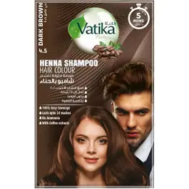Vatika Henna Colour Shampoo-Brown 20ml