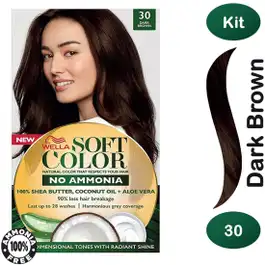 Wella Soft Color Kit 30 Dark Brown