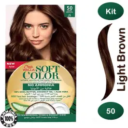 Wella Soft Color Kit 50 Light Brown