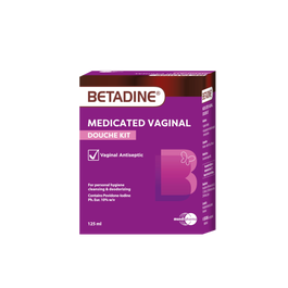 BETADINE® Medicated Vaginal Douche Kit -Povidone Iodine 10%w/v 125 ml