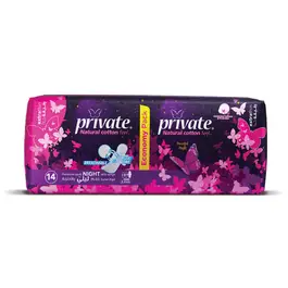 Private Extra Thin Night Special Offer 14 pcs
