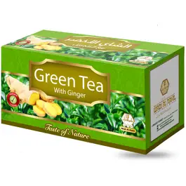 Wadi Alnahl Tea Green Tea With Ginger 30 Sachets