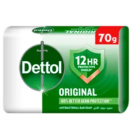 Dettol Original Bathing Soap Bar Pine Scent, 70g