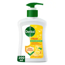 Dettol Fresh Liquid Handwash Pump, Citrus & Orange Blossom Scent, 200ml