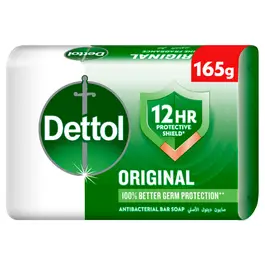 Dettol Original Bathing Soap, Pine Scent, 165g