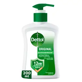 Dettol Original Liquid Handwash Pump, Pine Scent, 200ml