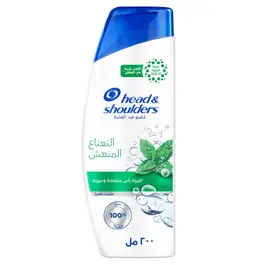 Head & Shoulders Menthol Fresh Anti Dandruff Shampoo, 200 ml