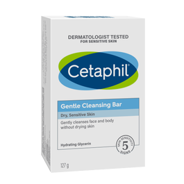 Cetaphil Soap For Dry & Sensitive Skin - 127 gm