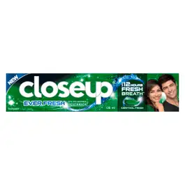 Closeup Ever fresh Toothpaste , Menthol Fresh , 120 ml