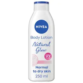 NIVEA Body Lotion for Normal to Dry Skin, Natural Glow, Pure Vitamin C, 250ml