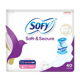 Sofy Maxi Large With Wings 30+10 Pads