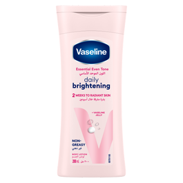 VASELINE Essential Even Tone Body Lotion, Daily Brightening, 200ml