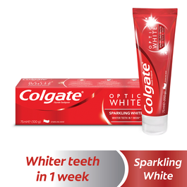 Colgate Optic White Sparkling Whitening Toothpaste 75 ml