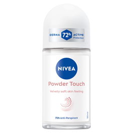 NIVEA Powder Touch, 72H Antiperspirant for Women, Roll-on 50ml