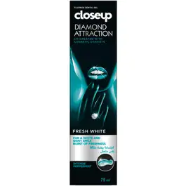Closeup Diamond Attraction , Fresh White, Intense Peppermint, 75ml