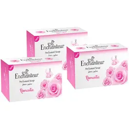 Enchanteur Soap Vp 3 pcs Romantic 3x125 gm
