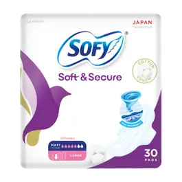 Sofy Slim Large With Wings 29 cm 30 pads