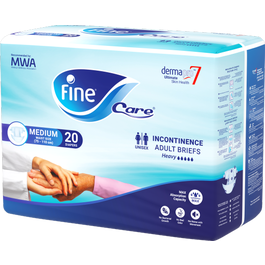 Fine Care Adult Diapers Medium 20 pcs