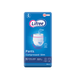 Lifree Adult Diaper Culotte XL 3 Cups - 16 Pcs