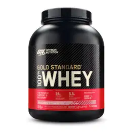 ON Optimum Nutrition Gold Standard 100% Whey 73 Servings Strawberry Powder 2.27 Kg