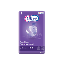 Lifree Adult Tape Diaper Large (4+20) Diapers