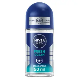 Nivea Men Deodorant Fresh Ocean, Roll-On 50Ml